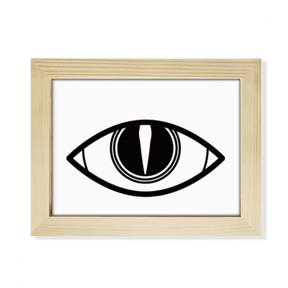 Black Decoration Vector Pattern Eye Desktop Photo Frame Picture Art Decoration Painting 6x8 inch