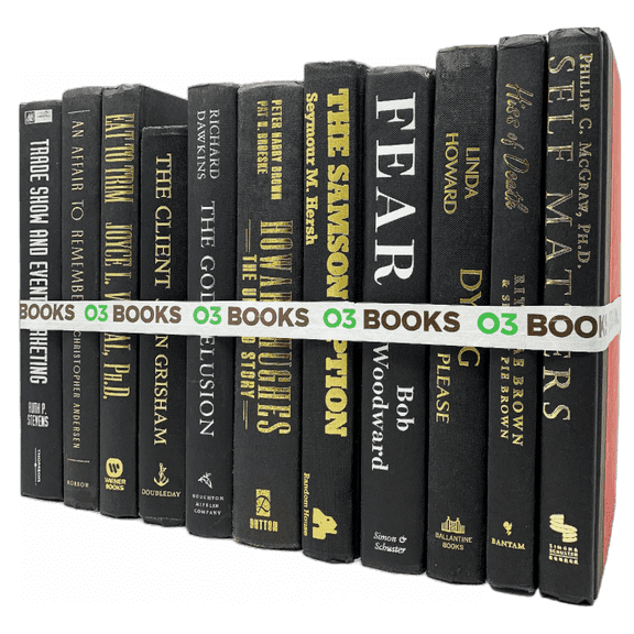 Black Decorative Books