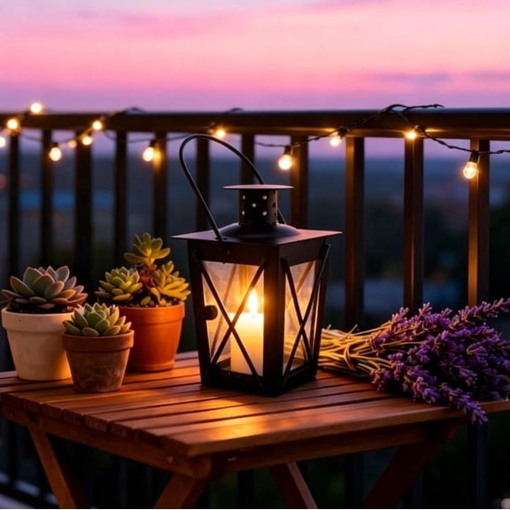 2 Pcs Black Moroccan Metal Candle Lantern Decorative Glass Lantern with Hanging Ring, 6.7" x 3.5" x 2.2" Centerpiece for Wedding, Party, Patio & Home