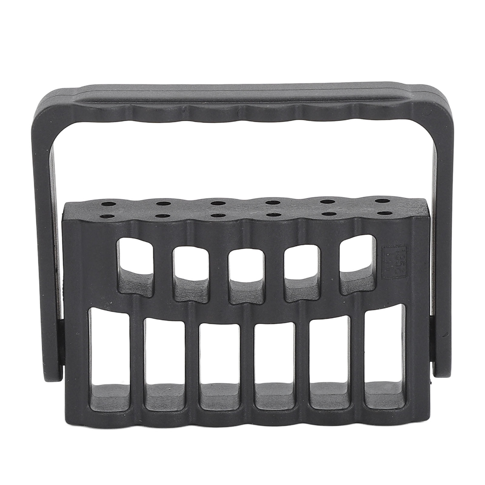 Black Dental Bur Autoclavable Case Organizer 12 Hole Bur Cleaning