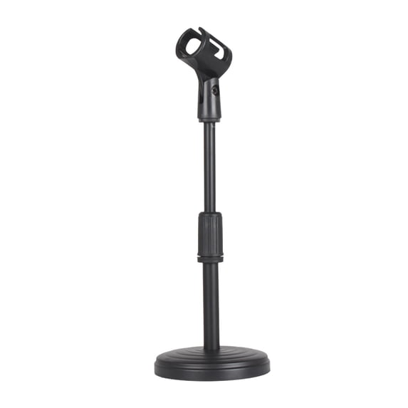 Microphone Stand Adjustable Desktop Mic Stand, Weighted Base Tripod Microphone Holder for Shure Blue, Compact Mic Clip for Podcast Recording
