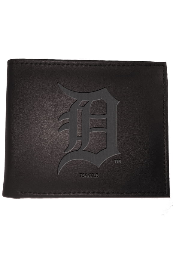 Black Detroit Tigers Hybrid Bi-Fold Wallet