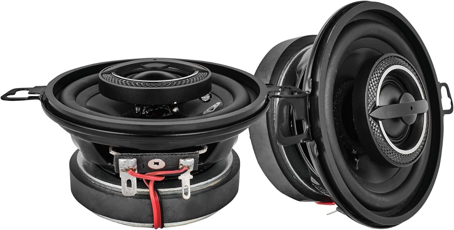 BLACK DIAMOND DIA-35.2 3.5" 2-Way Coaxial Car Speakers – 90W Max, 4-Ohm Car Audio Stereo Door Speakers (Pair)