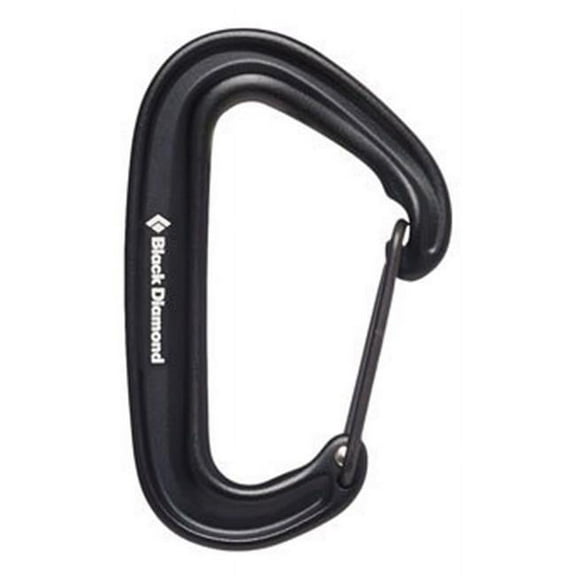 Black Diamond 579727 Miniwire Carabiner, Black