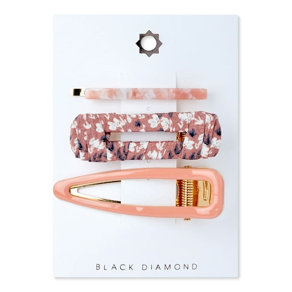 Black Diamond Accessories Hair Clip Set, 3-Pack
