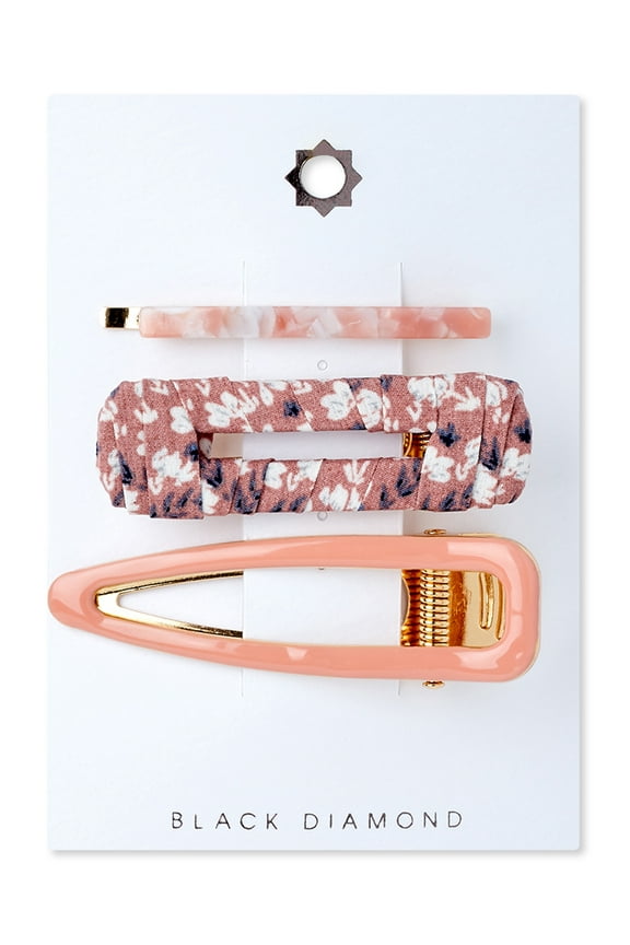 Hair Clip Set, 3-Pack