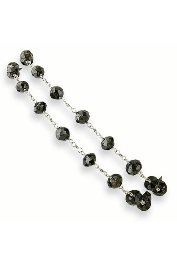 Black Diamond Briolette Bracelet