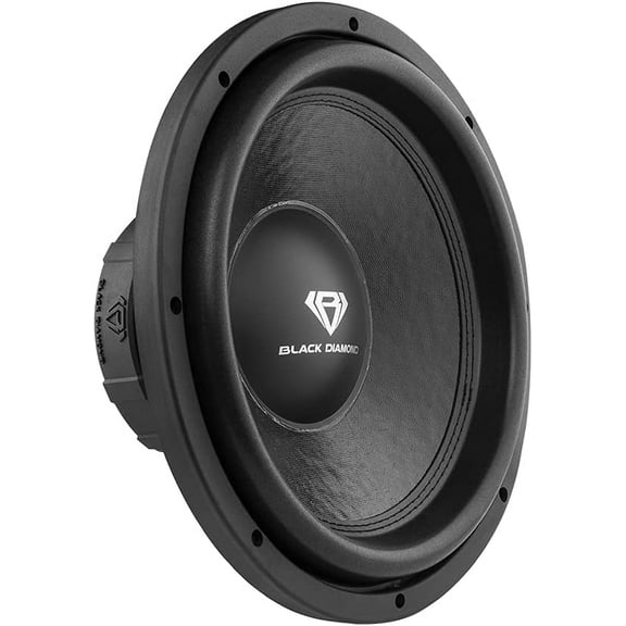 BLACK DIAMOND DIA-12S 12" Car Subwoofer 4 Ohm Single Voice Coil 500 Watts Max (1 Speaker)