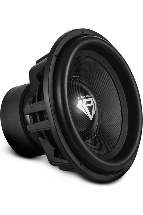 DIA-CARBON18.2D 18" High Excursion Carbon Fiber Subwoofer 3500W RMS - 7000W MAX | 2-Ohm DVC - Competition-Grade Pro Audio Subwoofer for Extreme Bass