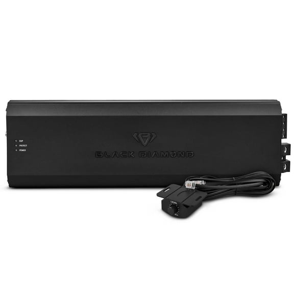 BLACK DIAMOND DIA-P2500X1D Car Audio Amplifier, Class D Monoblock, 1-Channel, 2500W RMS / 7500W Max