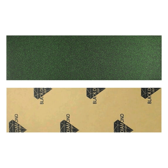 Black Diamond Grip Scooter Griptape Sheet Sparkling Glitter Green 4.5" x 15.5"