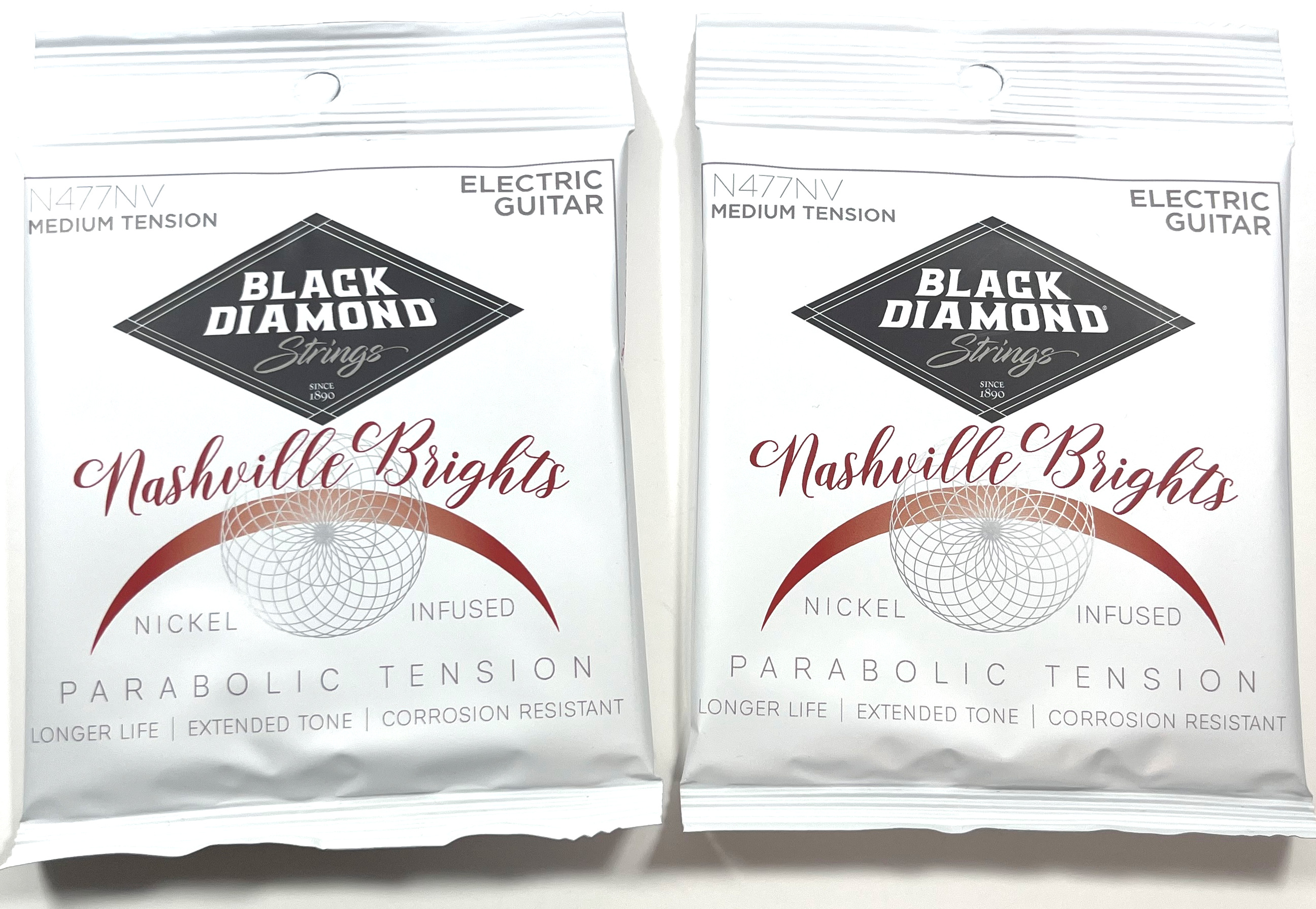 Black Diamond Guitar Strings 2-Sets Electric Nashville Bright Medium 11-50