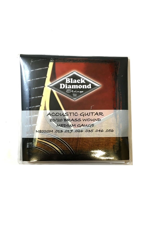 Guitar Strings Acoustic Medium Brass Wound 13-56