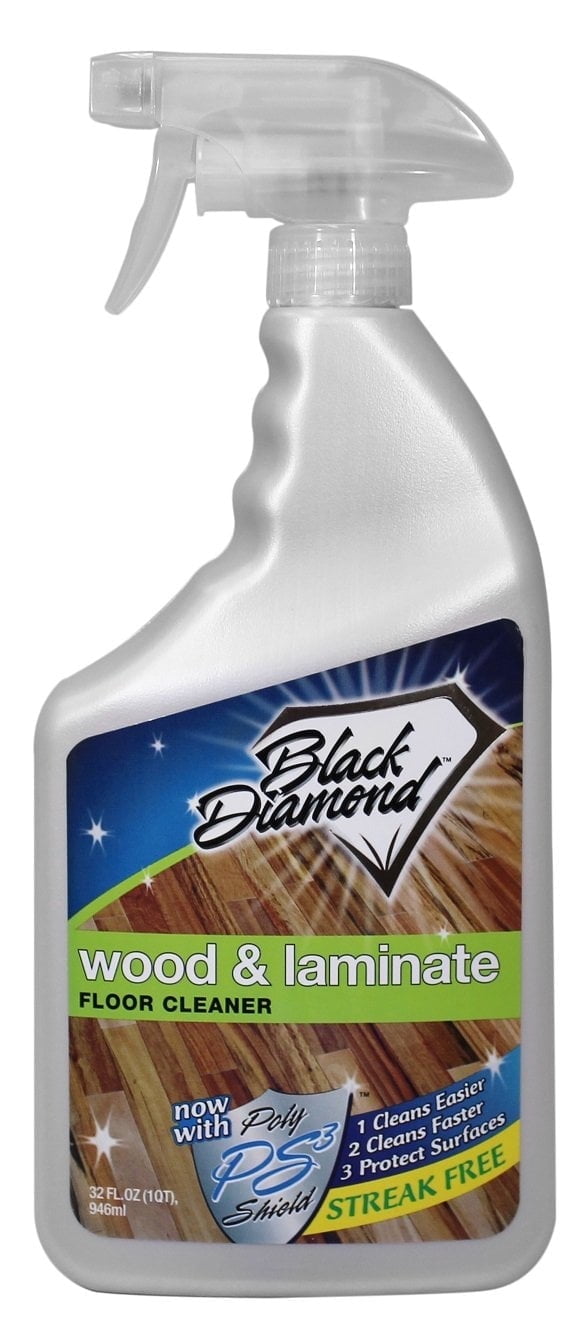 Black Diamond Wood & Laminate Floor Cleaner Spray with PS3 Shield - 32 oz