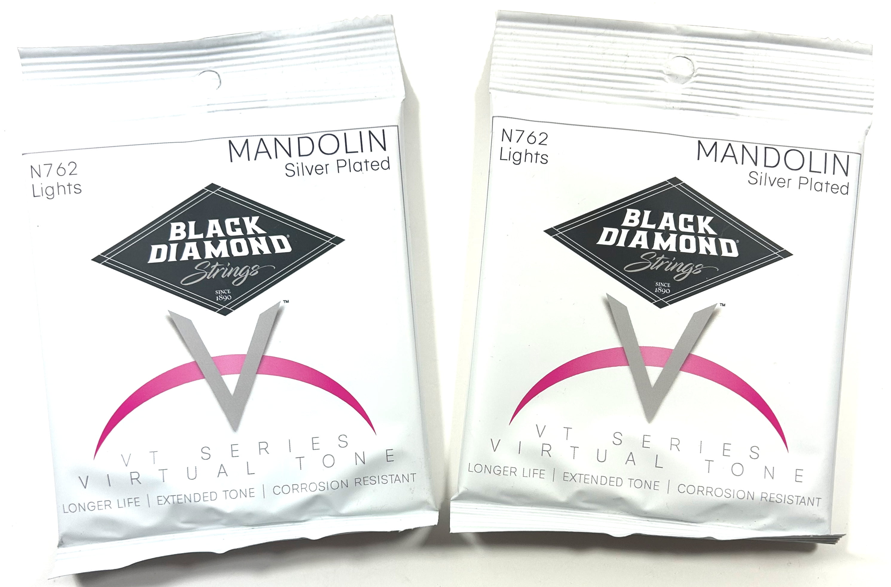 Black Diamond Mandolin Strings 2- Pack Silver Wound Loop End .0095-.035 ...
