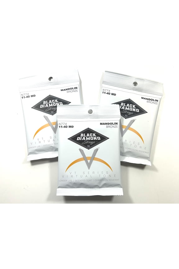 Mandolin Strings 3-Packs Phosphor Bronze Loop End .011-.040