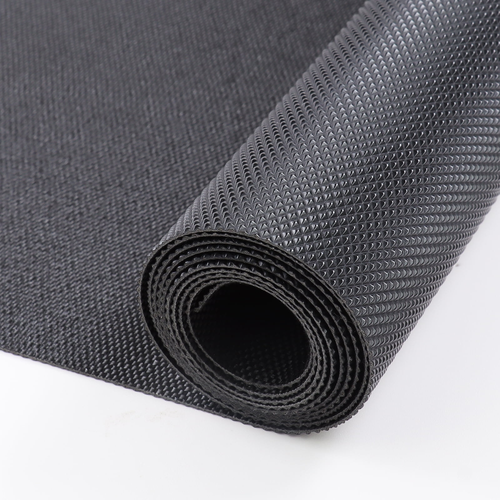 Black Diamond Pattern Faux Leather Fabric Waterproof Material Upholstery DIY Projects