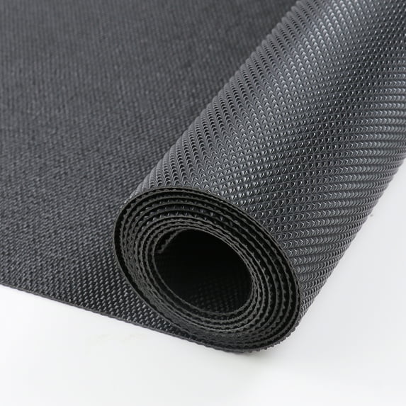 Black Diamond Pattern Faux Leather Fabric Waterproof Material Upholstery DIY Projects