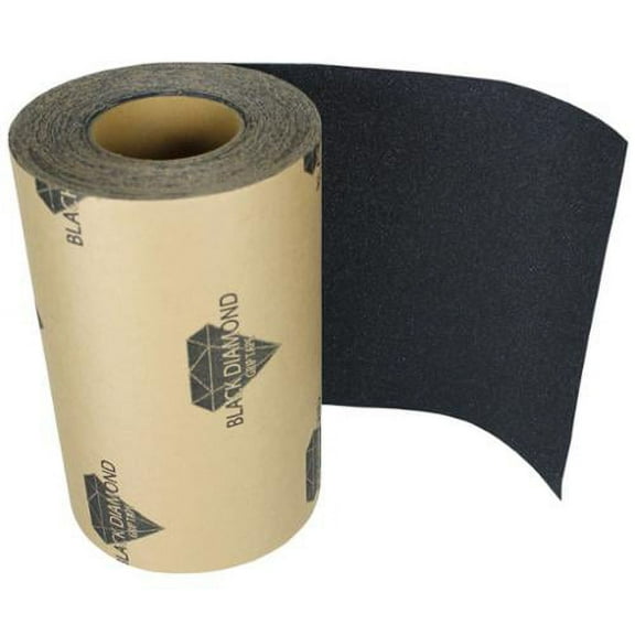 Black Diamond Skateboard and Longboard Grip Roll 10" x 60' Black