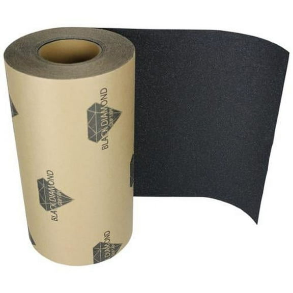 Black Diamond Skateboard and Longboard Grip Roll 12" x 60' Black