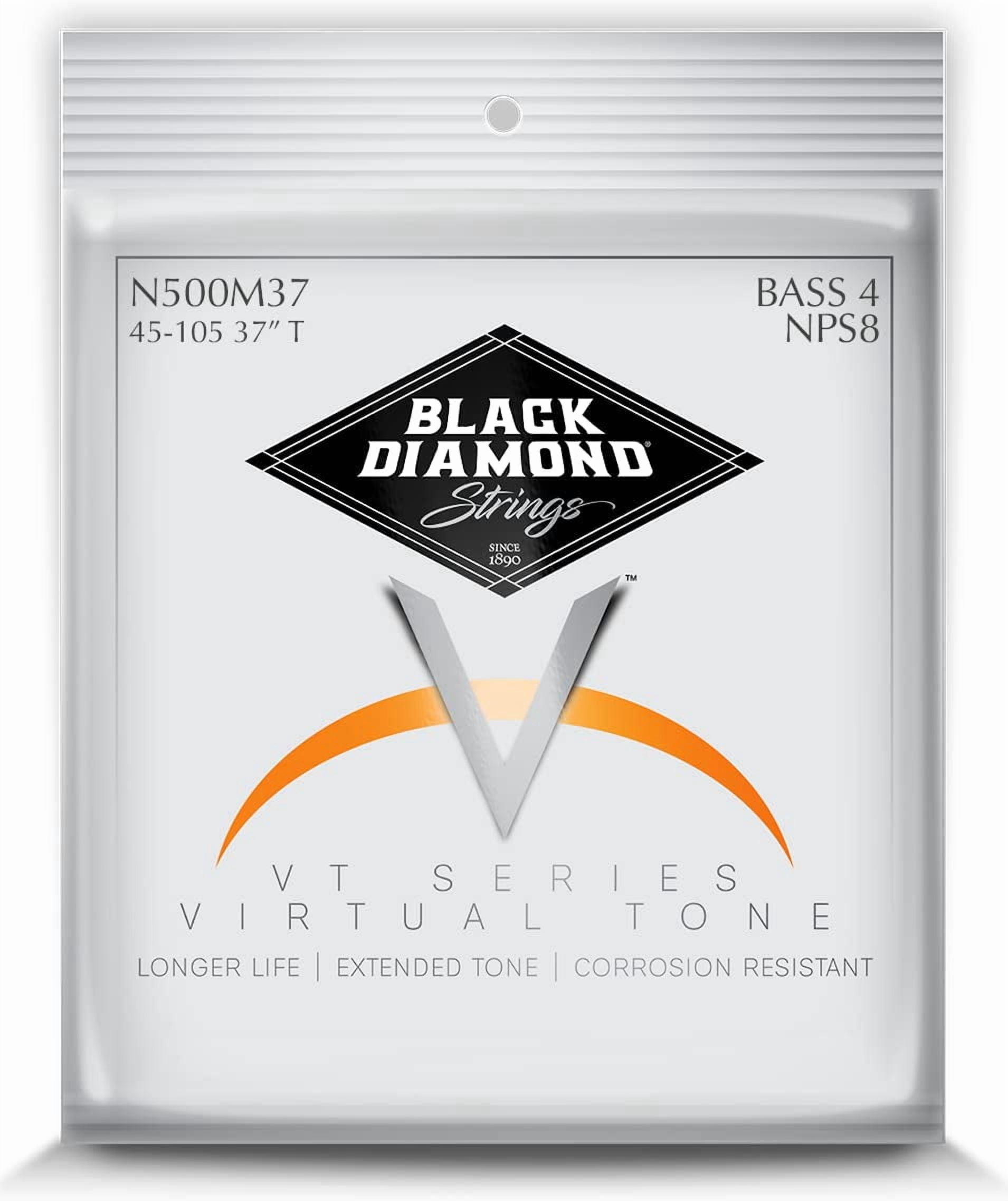 Black Diamond Strings¬Æ N500M37 4 String Bass Nickel Rd Med/Long Scale .045NR.065NR.085NR.105NR
