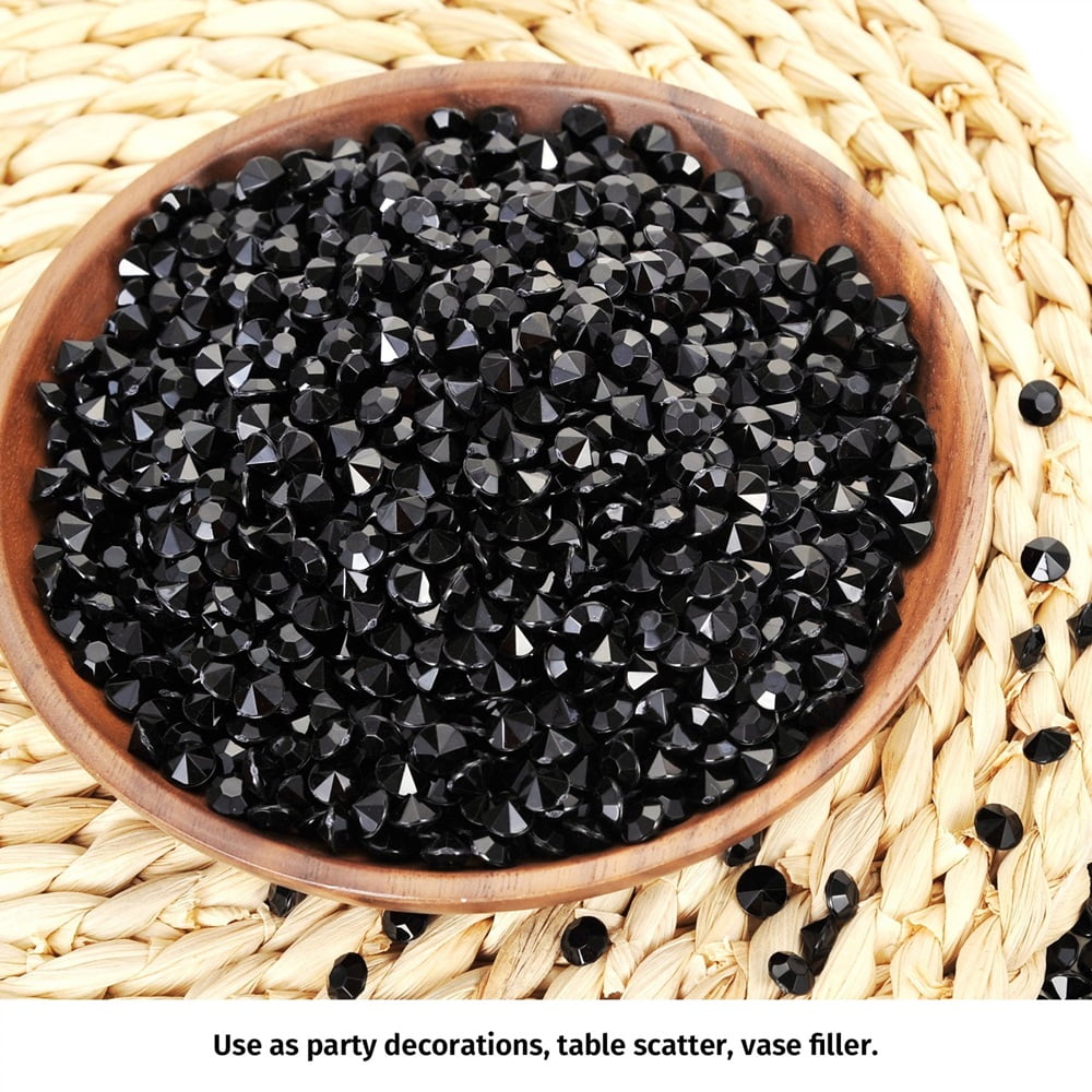 Black Diamond Table Confetti, Vase Filler