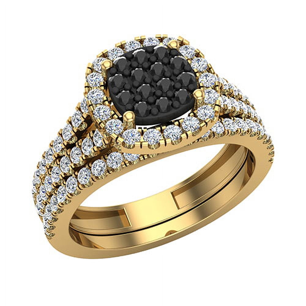 Black Diamond Wedding Rings Sets