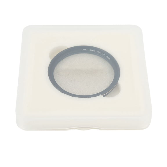Black Diffusion 1/4 Filter Mist Cinematic Effect Soft Focus Filter with 18 Multi Layer Coatings for Portrait Photography 49mm / 1.9in