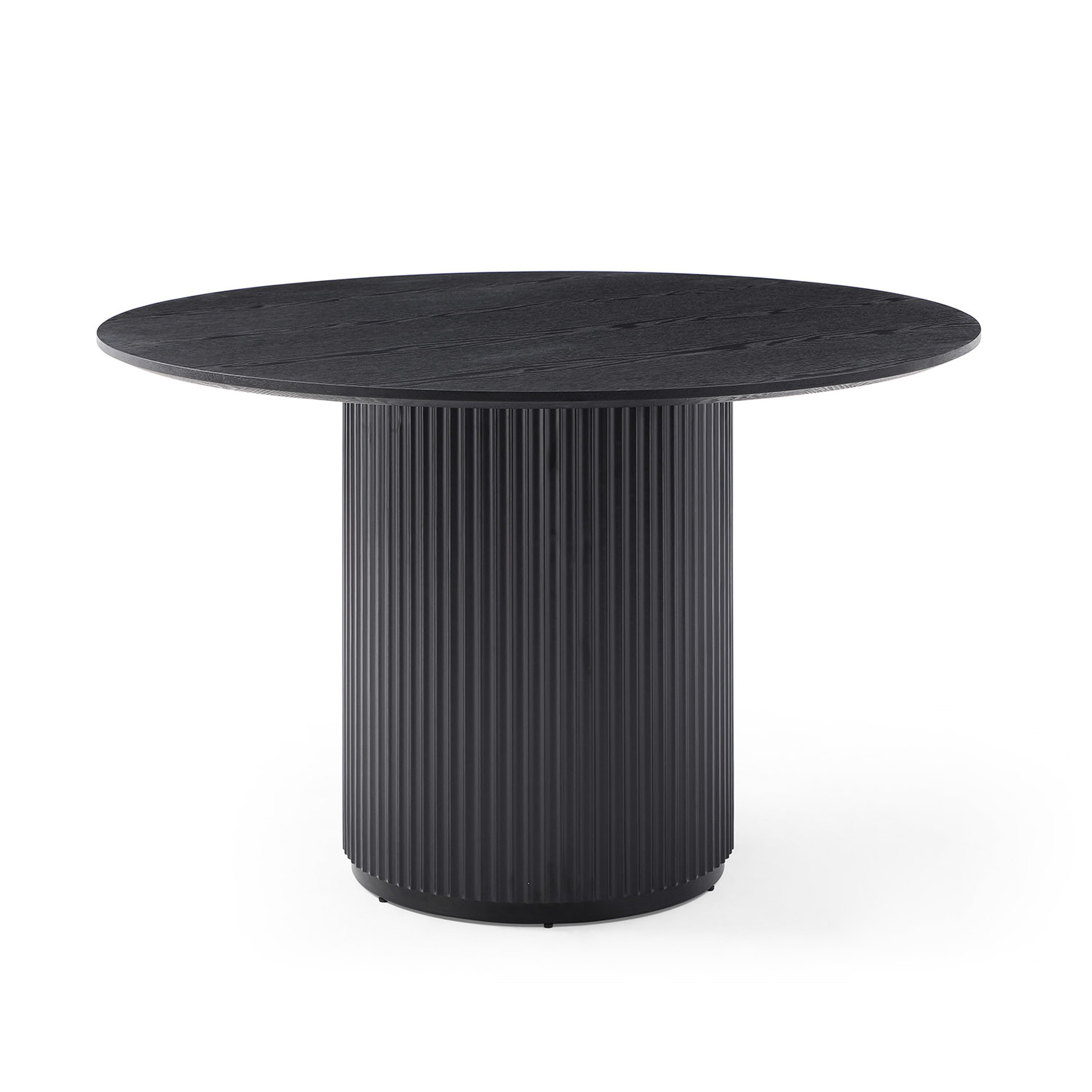 Curated visual reference: Visual Reference: Black Dining Table With Handcraft
