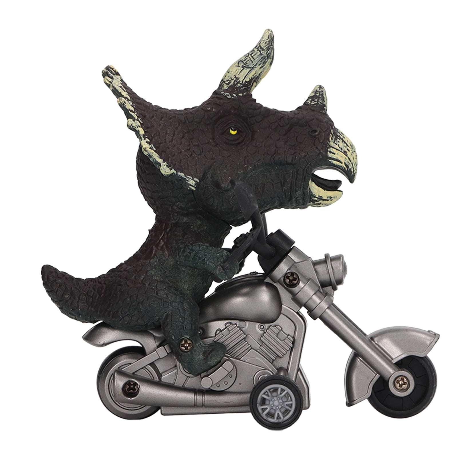 Black Dinosaur Riding Motorcycle Toy for Kids Over 3 Years, Exquisite ...