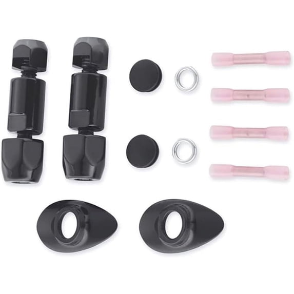 Black Directional Relocation Kit Softail Fat Boy 2003-2017 54268-10