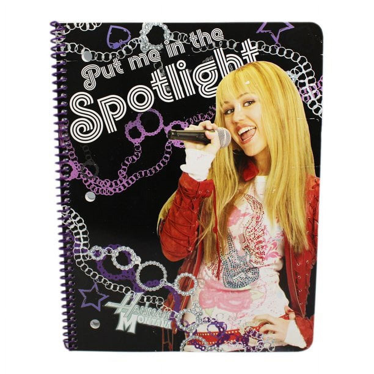 Hannah Montana Pop It Lock It Song Lyrics Black Disney's Hannah Montana Spiral Notebook - Walmart.com