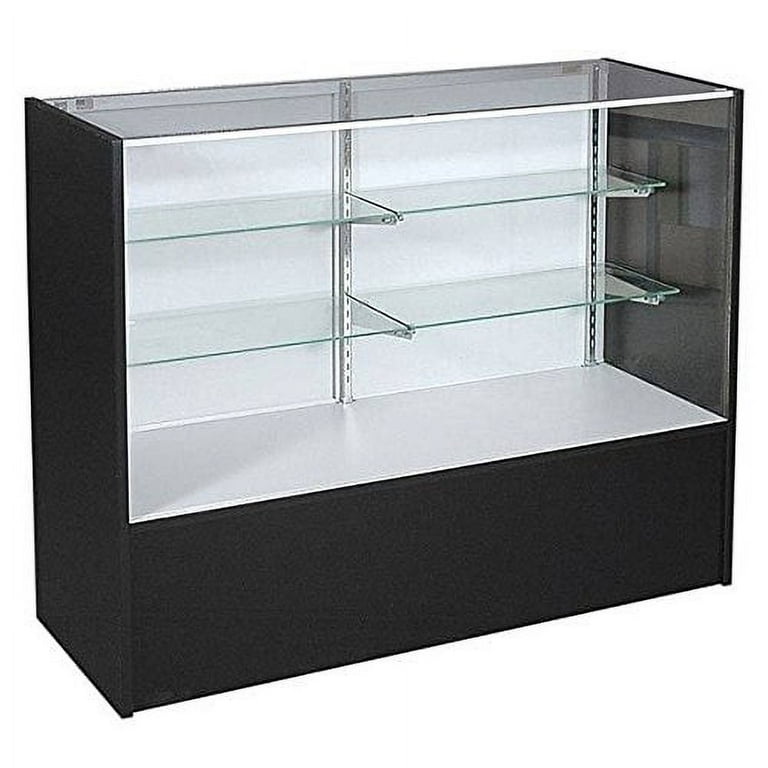 Black Display Case (48 inch Full Vision) - Ready To Assemble