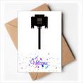 thumbnail image 1 of Black Display Screen Cable Plug Welcome Back Greeting Cards Envelopes Blank, 1 of 4