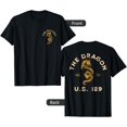 Black Distressed Dragon Graphic T-Shirt for Motorcycle Rider ...