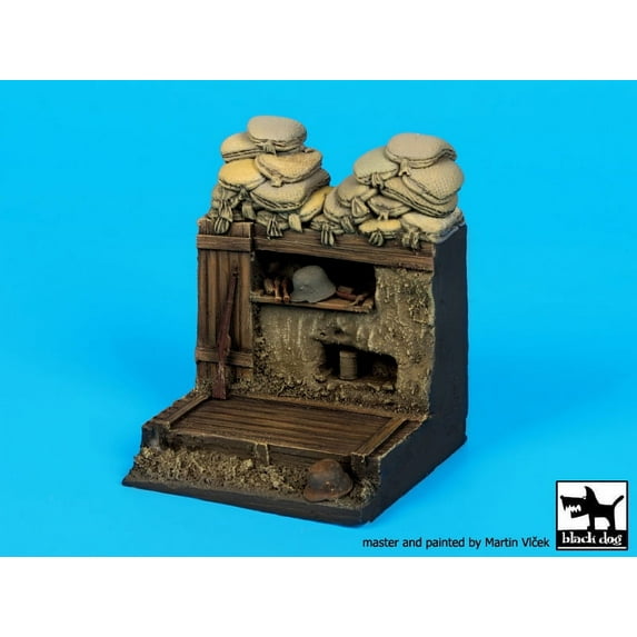 Black Dog 1:35 Trench (WWI) N??2 (50x50 mm) Vignette Resin Base #D35062