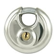 thumbnail image 1 of Black Dog 55170 Round Disc Padlock Shrouded Keyed Alike, 2-3/4 Inch, 2 Pack, 1 of 2