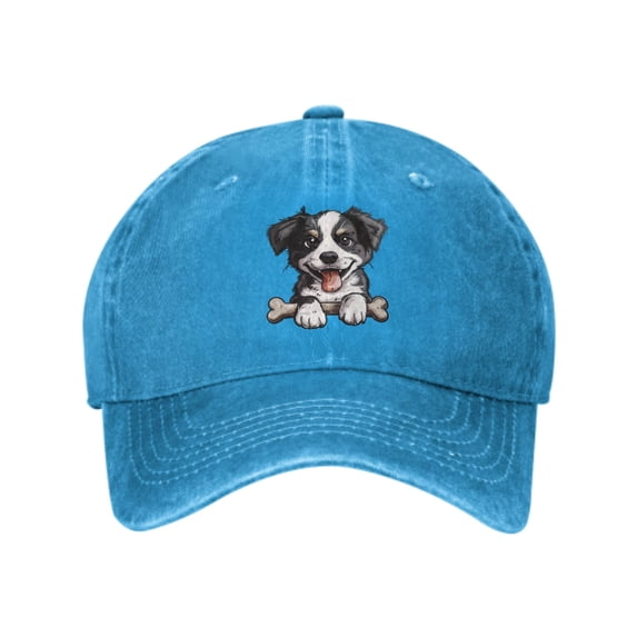 Black Dog Baseball Caps for Men Women Adjustable Casual Trucker Hats for Fishing Outdoor Activities Fashion Hats