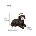 Black Dog Christmas Gifts Resin Home Decoration Gift Christmas Little