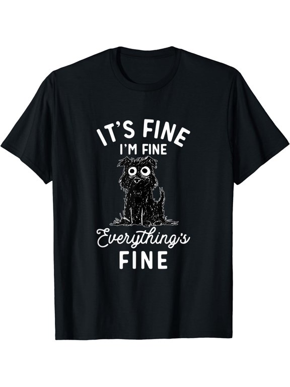 Black Dog Everything Is Dog T-Shirt