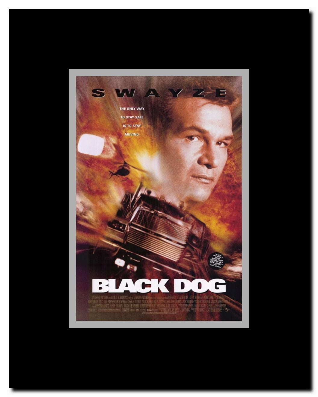 Black Dog Framed Movie Poster