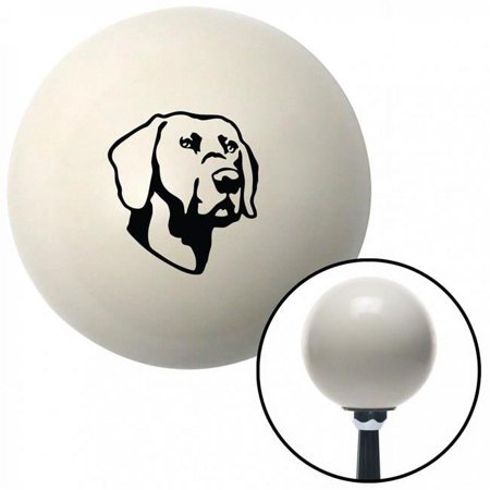 Black Dog Ivory Shift Knob with M16 x 1.5 Insert Shifter Auto Manual Custom Brody