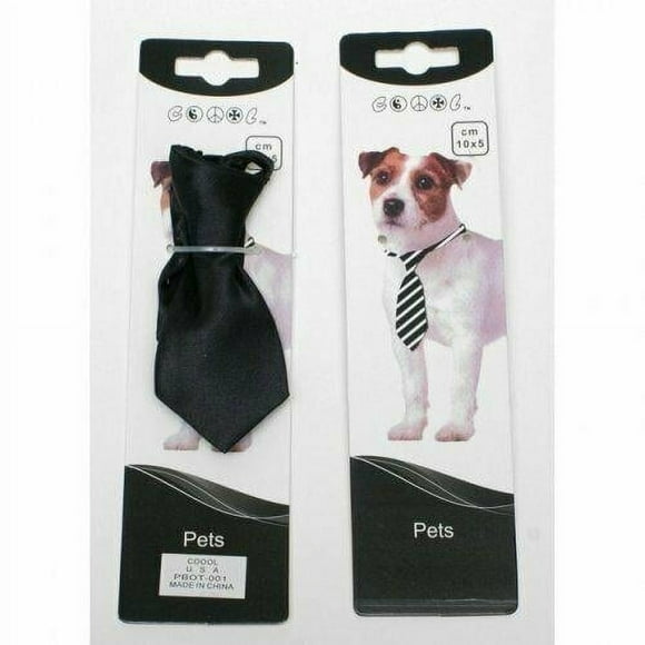 Black Dog Neck Tie Adjustable Cute Fashion Accessory