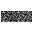 thumbnail image 1 of Black Dog Paw Footprint Bone Kitchen Rug Mat,Kitchen Runner Rugs Non Skid Washable,Decorative Kitchen Floor Mats for Kitchen,Sink,Laundry,17"X47", 1 of 5