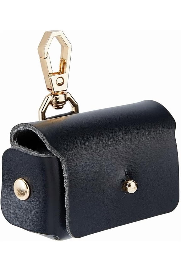 Black Dog Ring Bearer Pillow - Leather Wedding Ring Holder for Pet Collar - Engagement Proposal Gift DIY