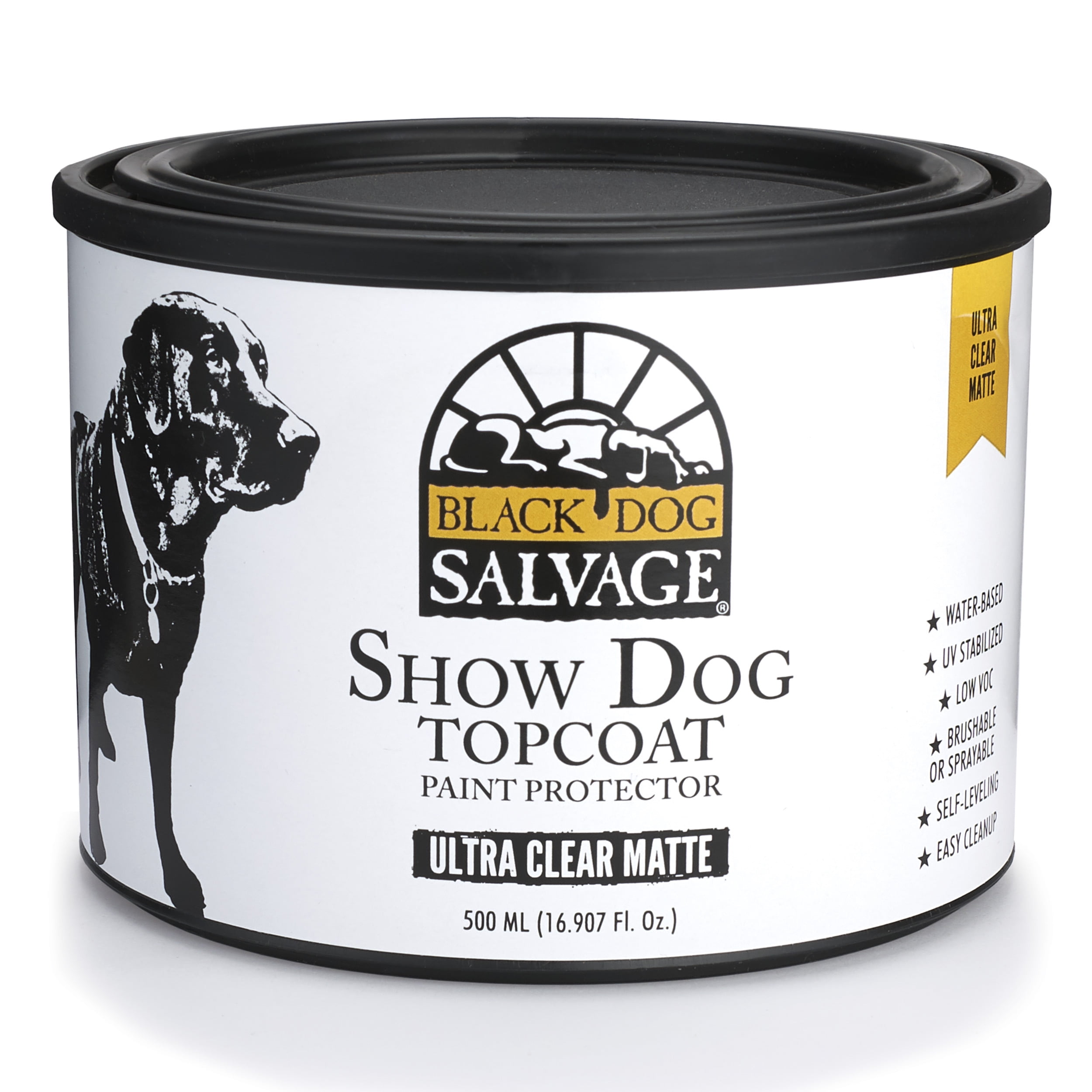 Black Dog Salvage Matte Show Dog Paint Protector & Top Coat, Pint