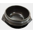 thumbnail image 1 of Black Dolsot / Stone Bowl w/ Black Tray for Hot Pot / Bibimbap & Korean Food (5.5 Inch (24 oz)), 1 of 2
