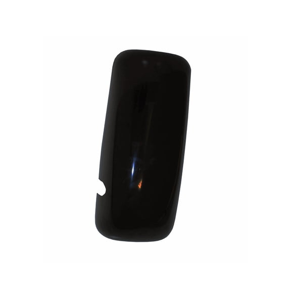 Black Door Mirror Cover, LH, Manual Adjustment - Fits 1990-2007 KW T600A, 2007-2015 KW T660, Replaces R59-1019-21, United Pacific Antique 42791B, Automann 563.5903, Dorman 955-5403, KWR59101921