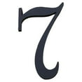 Black Door Numbers 09 70mm Polished Solid House Flat Apartment