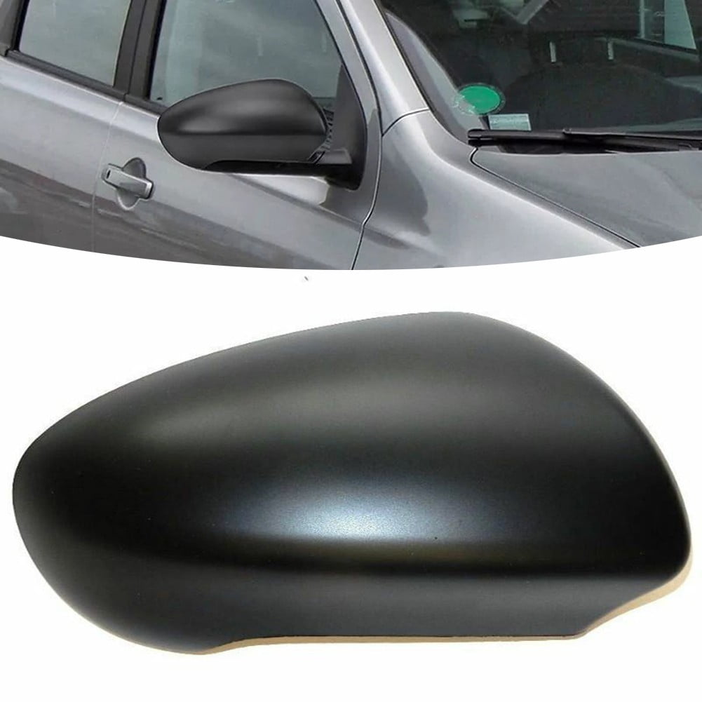 Black Door Wing Mirror Cover Cap Left/Right Side For Nissan For Qashqai ...